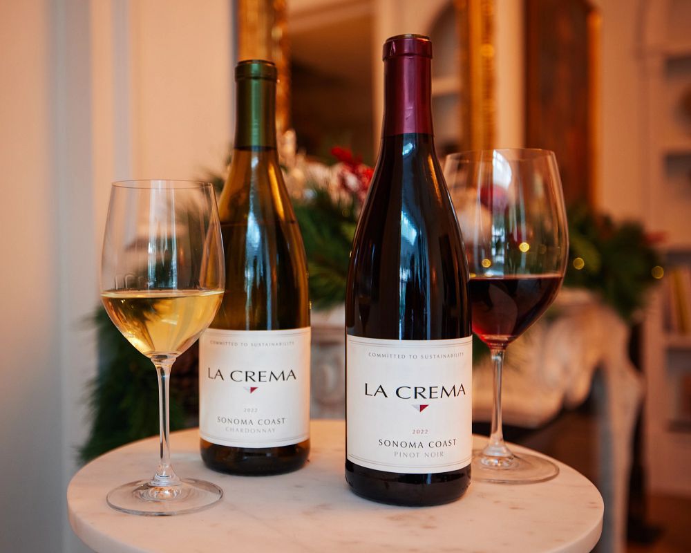 La Crema Sonoma Coast Pinot Noir and Chardonnay