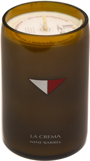 La Crema Wine Bottle Candle